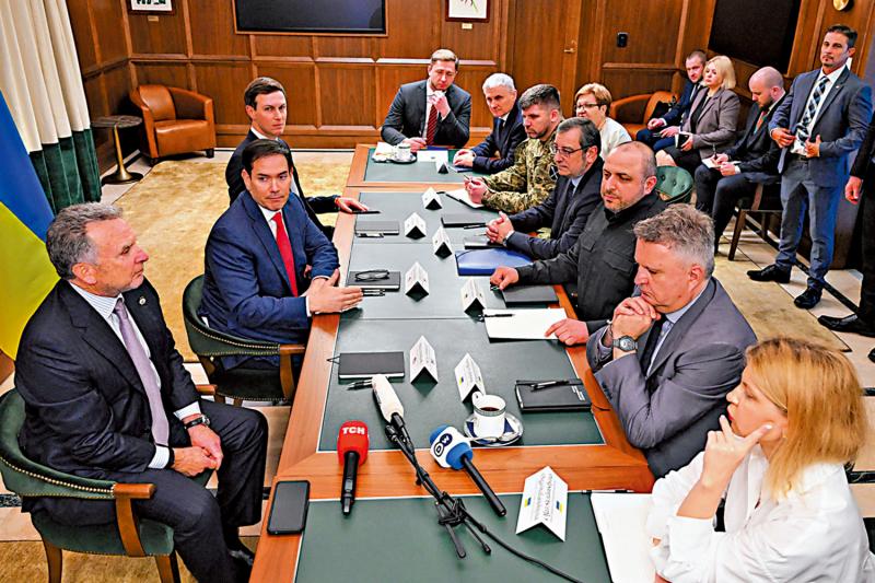 ﻿美乌会谈4小时 领土议题无进展