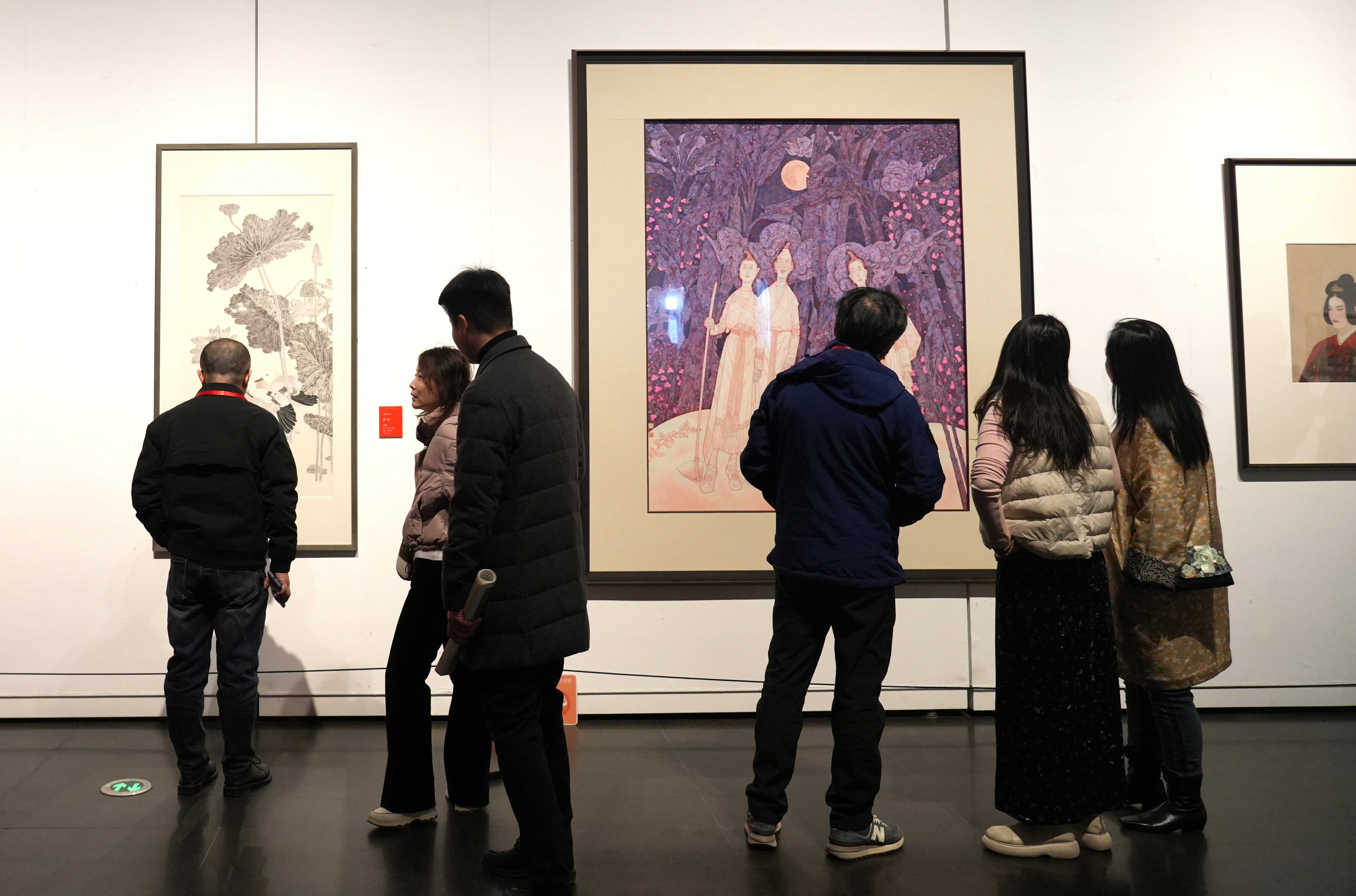 第十二届中国工笔画作品展巡展河南  集中呈现近5年来最新成果