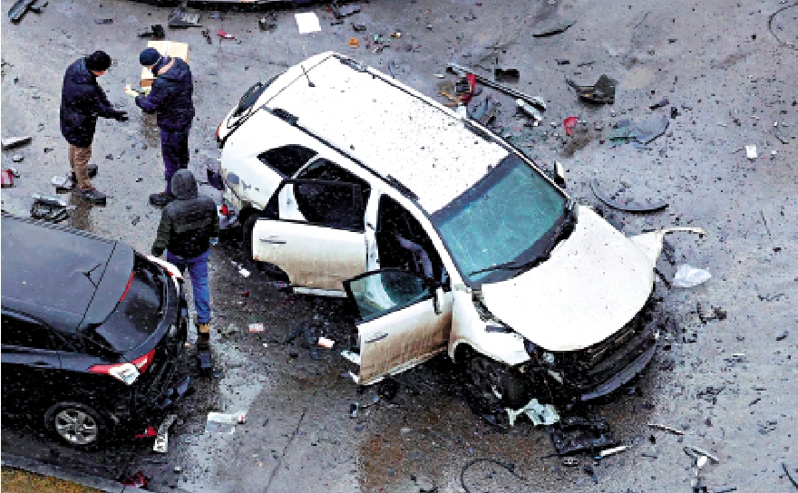 莫斯科发生汽车爆炸 俄军中将身亡