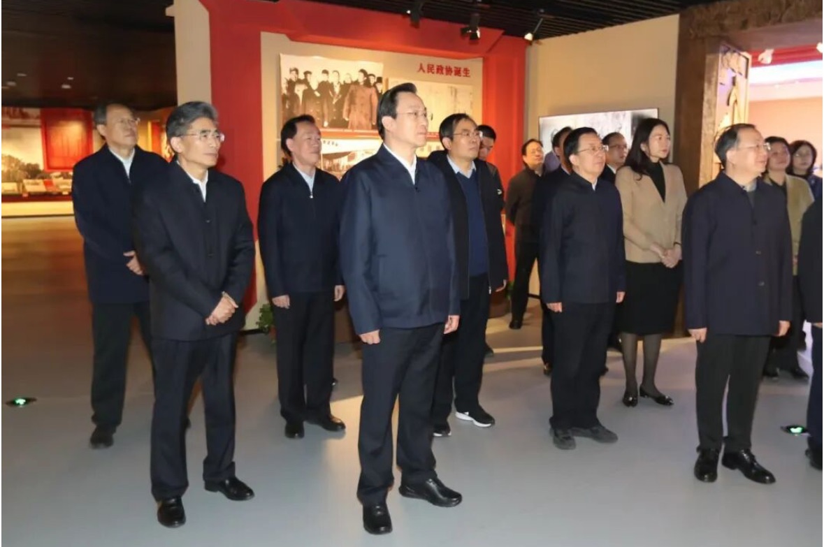 河南政协历史陈列展开展 孔昌生出席