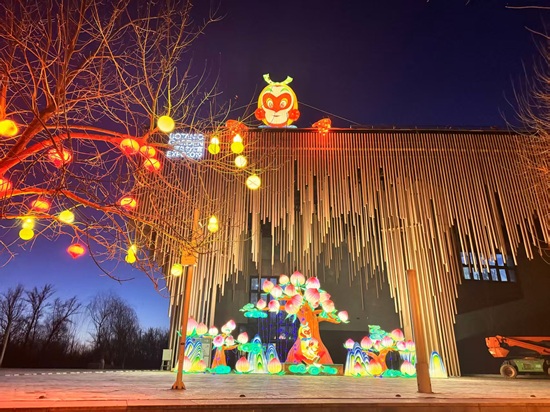 延庆“双灯会”梦幻联动 冰灯花灯共绘《大闹天宫》
