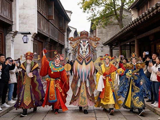 科技光影碰撞戏剧年味!“马上添福”乌镇年60余项活动焕新启幕