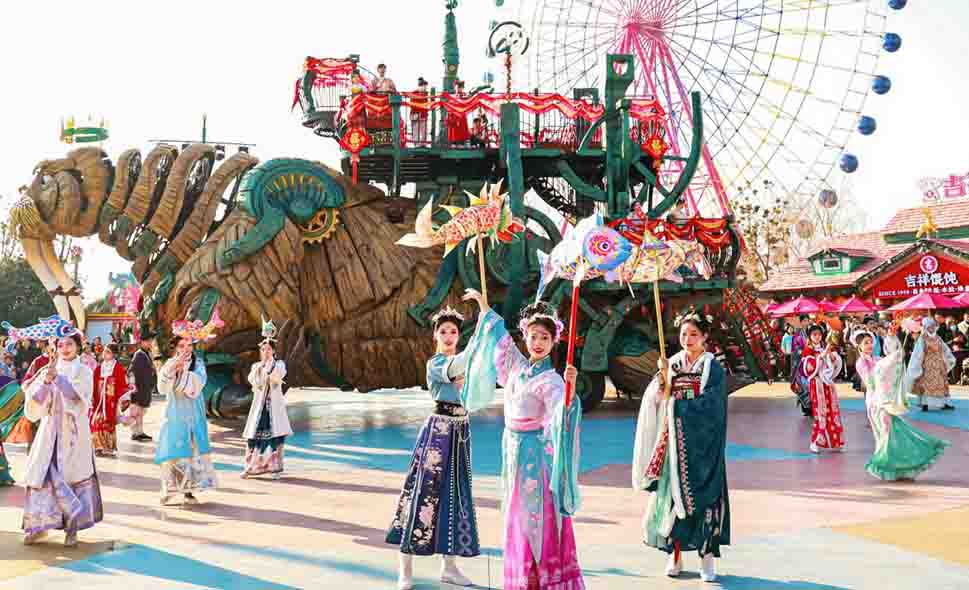 河南鄭州：「海昌海洋神仙節」非遺國潮點亮馬年新春