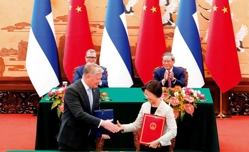 中芬经贸合作“含新量”不断提升