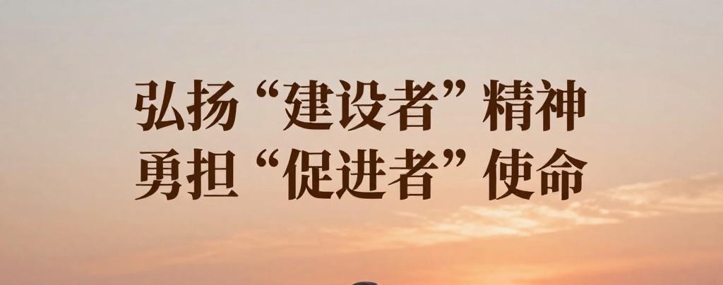 弘扬“建设者”精神 勇担“促进者”使命