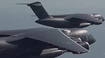 运-20B赴韩国接迎第十三批在韩志愿军烈士遗骸回国