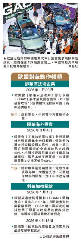 欧盟法案拟设排华歧视性条款 商务部：执意推动成法 中方将反制