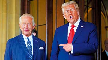 英王如期访美 英媒忧外交灾难