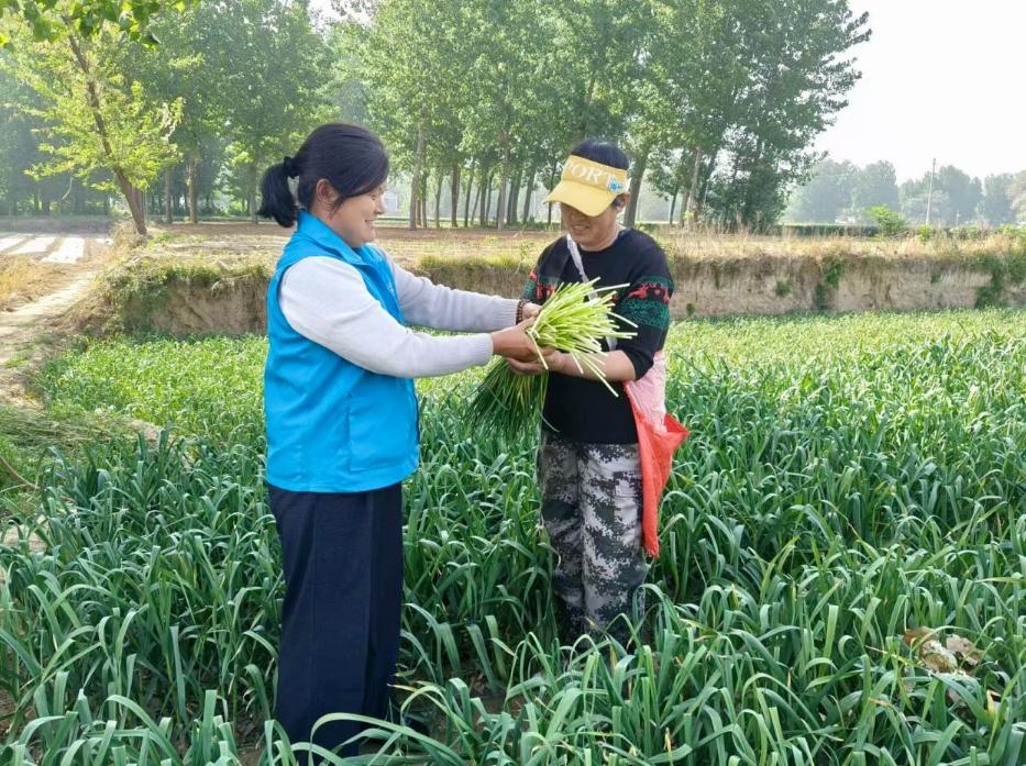 河南兰考县一抹蓝马甲，守护田间绿！这场田间助农行动超暖心