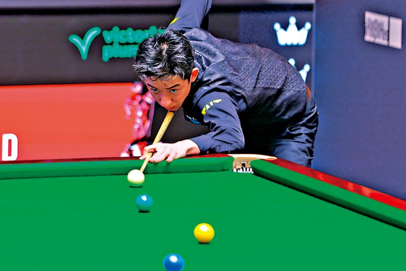 桌球世锦赛 吴宜泽力挫沙比晋8强