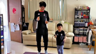 黄金宝杜凯琹 “陪”你做运动抗疫